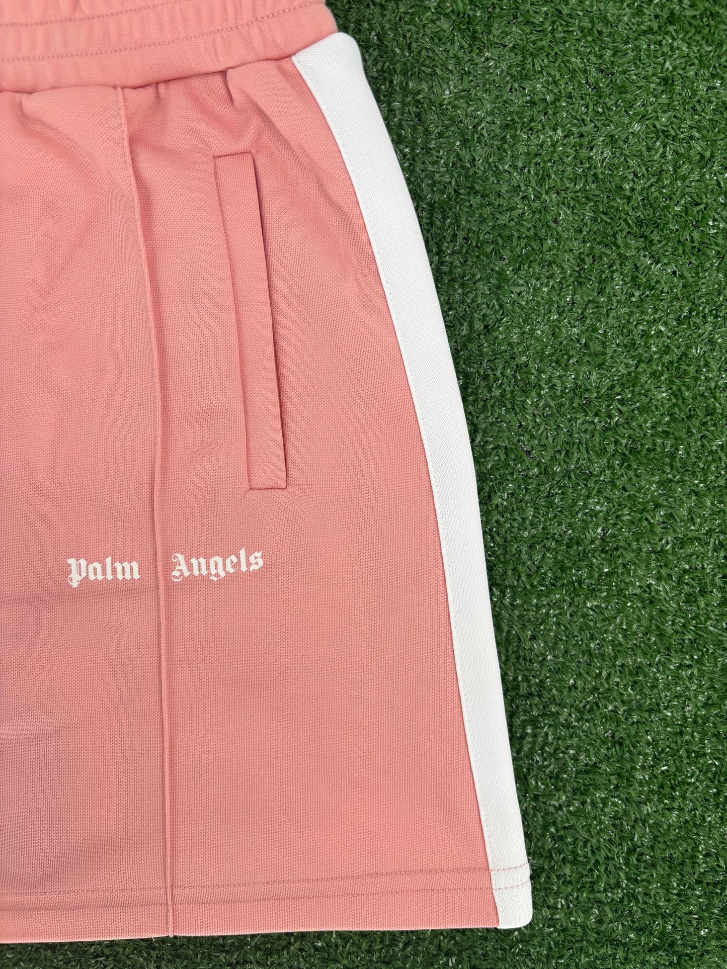 Palm Angels Girls Track Skirt Pink White  MSRP:$260.00
