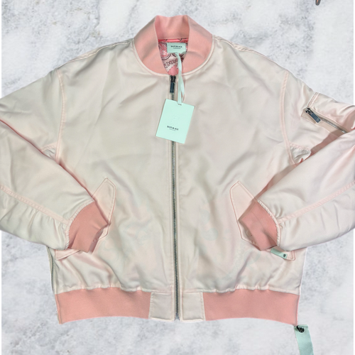Bape Black Pink Satin Bomber Jacket Size XL (MSRP: $900)