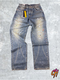 RHUDE Authentic Wide Leg Denim Indigo Jeans Mens Size 33 MSRP:$795.00