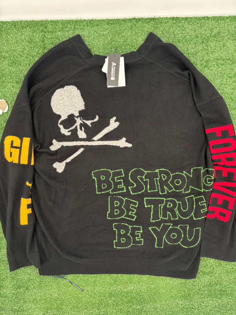 Mastermind World Cashmere 'Be True' Cardigan Size Large (MSRP: $2,863)