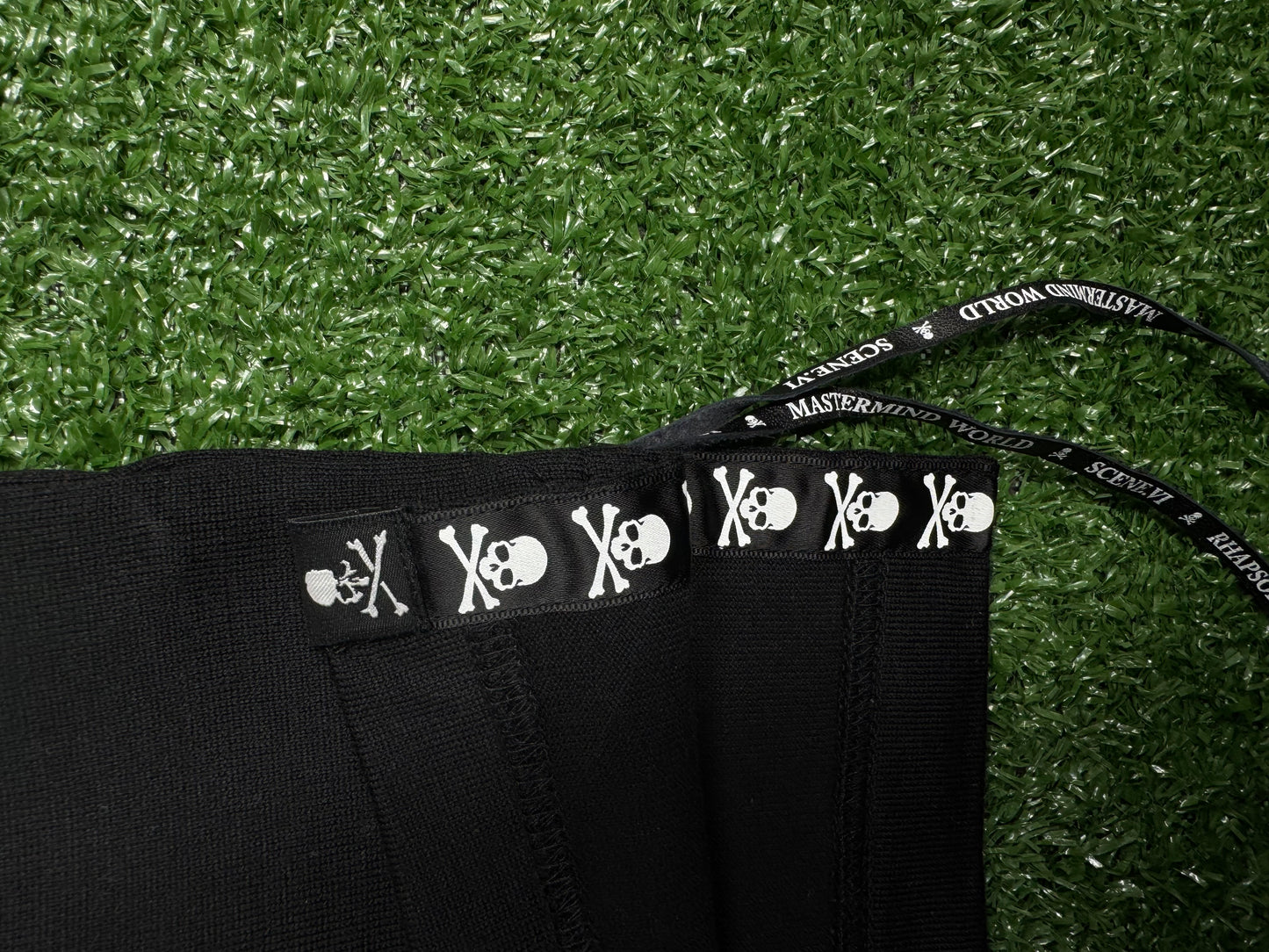 Mastermind Vs. Bape Multi-Logo Black S/S T-Shirt Size Small