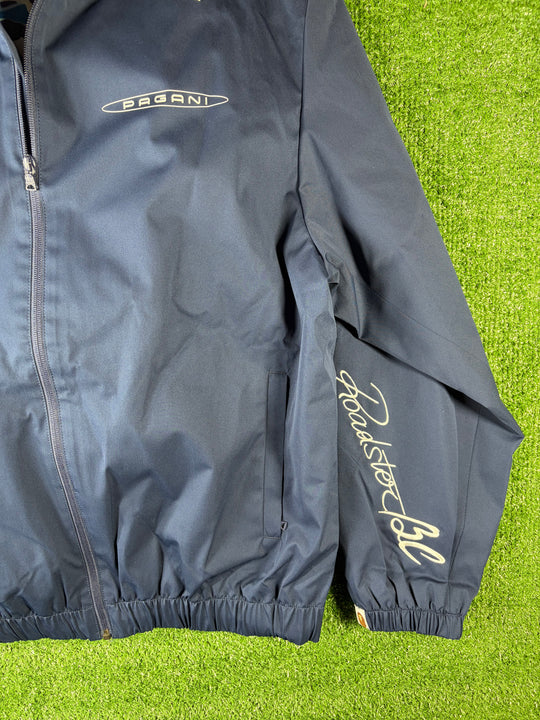 Bape X Pagani Navy Blue ABC Camo Jacket Size Medium