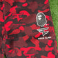 BAPE X Faze Clan Red Camo Sweatpants Size Large