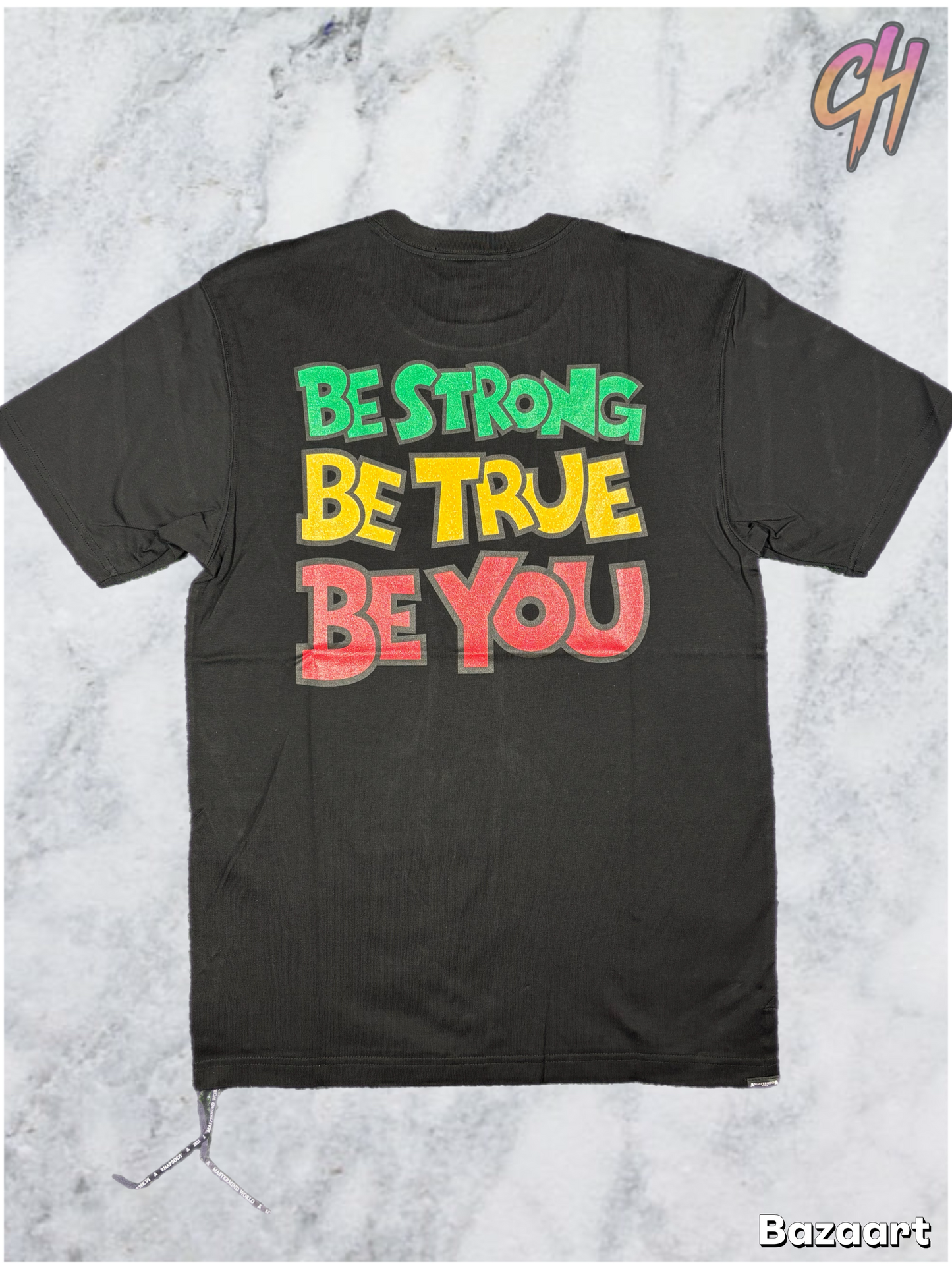 Mastermind Vs. Bape 'Be Strong' Black T-Shirt Size Small