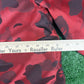 Bape Red Color Camo Padded Chinese Jacket Size XXL