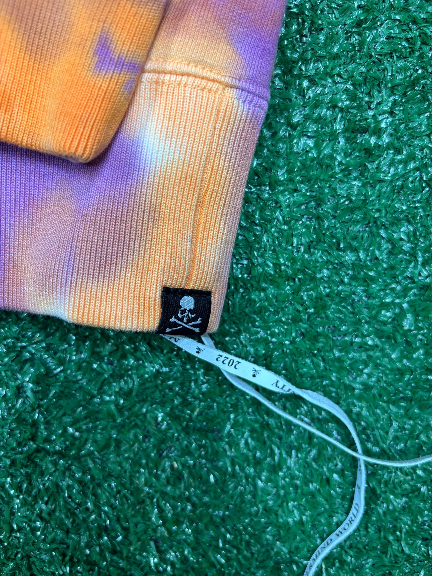 Mastermind World Vs. Bape Purple Tie-Dye Hoodie Size Medium