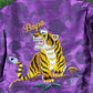 Bape Purple Camo Tiger Padded China Jacket Size Small
