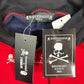 Mastermind World Vs. Bape Multi-Colored Red Hoodie Size Medium