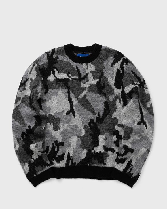 Awake NY Camo Crewneck Sweater - Black Camo