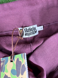 Bape Shark Burgundy Slim Fit Sweatpants Size Large