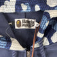 Bape X Sashiko Navy Camo Relaxed Full-Zip Hoodie Size Large