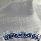 Chrome Hearts Blue Neck Logo White S/S T-Shirt - Men's Large