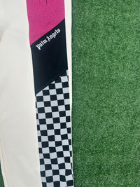 Palm Angels Colorblock Track Pant White & Fuchsia Medium Brand New