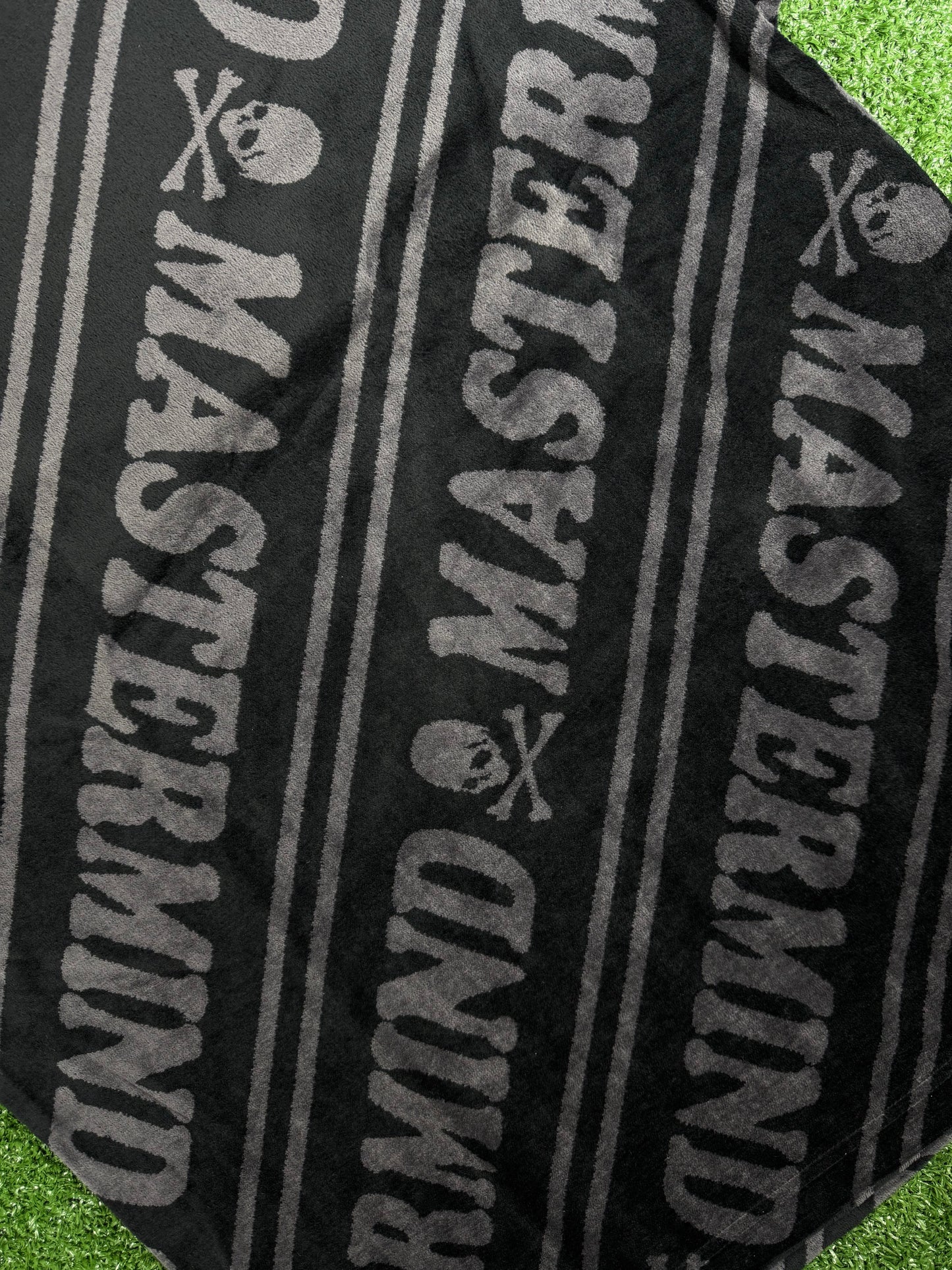 Mastermind Vs. Bape Velour Diagonal Black T-Shirt Size Large