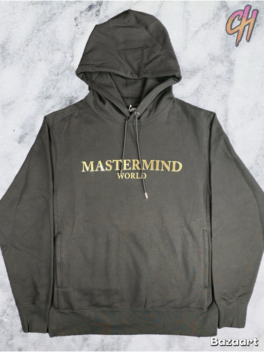 Mastermind Vs. Bape Foil Logo Black Hoodie Size Large