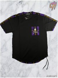 Mastermind Vs. Bape Purple Color Check S/S T-Shirt Size Small