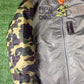 Bape X OVO Dark Green MA-1 Bomber Jacket Size XXL