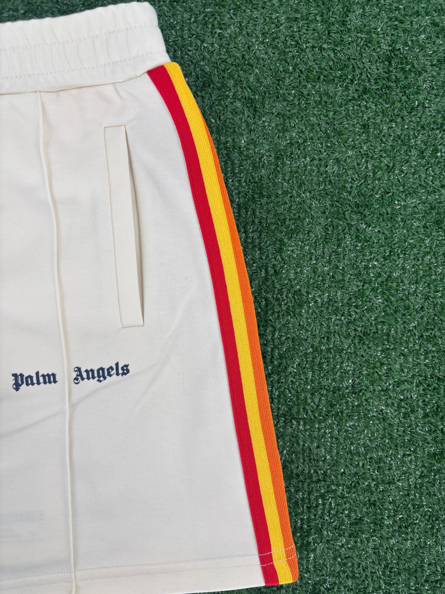 Palm Angels Girls Track Skirt Off White  MSRP:$260.00