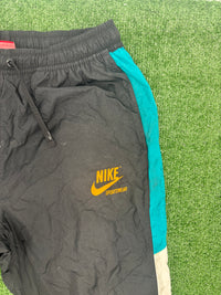 Vintage Nike Striped Teal/White Windbreaker Pants Size XL
