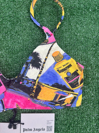 Palm Angels Women's Miami Mix Bikini Top Size Medium