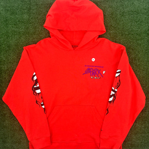 Chrome Hearts Matty Boy "Sadistic Lipstick" Red Pullover Hoodie Size XL