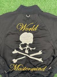 Mastermind World Black Silk Bomber Jacket Size Large (MSRP: $4,900)