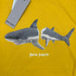 Palm Angels Classic Shark Design Yellow T-Shirt Size XS