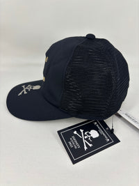 Mastermind World 'Love & Peace' Black Trucker Hat Size Medium (MSRP: $356.30)