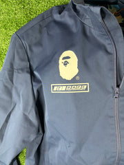 Bape X Pagani Navy Blue ABC Camo Jacket Size Medium