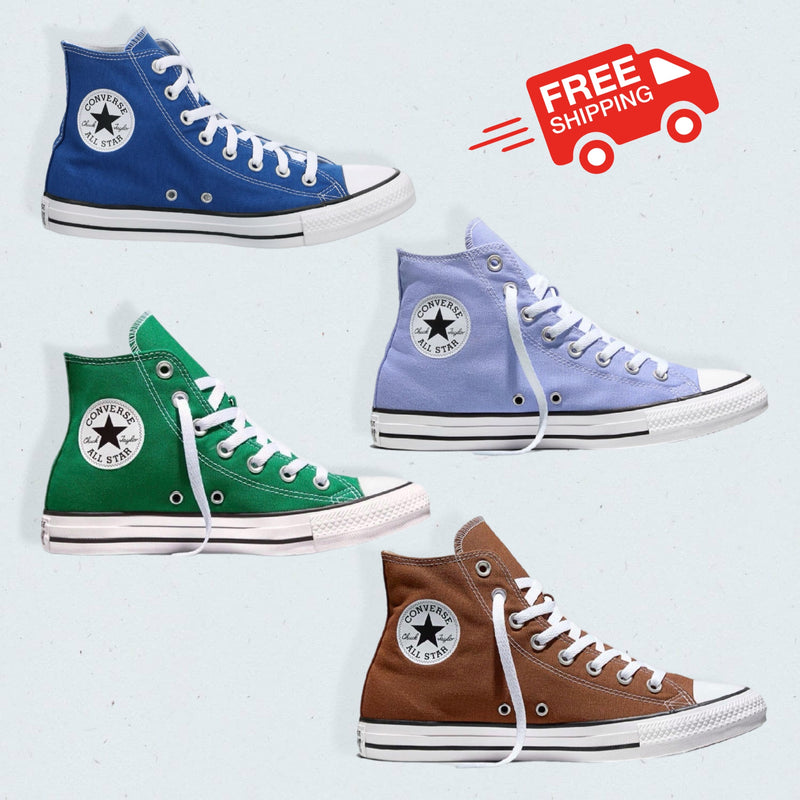 Converse Chuck Taylor All Star High Top Canvas Sneakers Multi Color Unisex