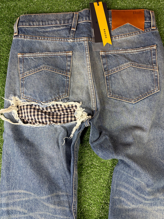 RHUDE Authentic Boxer Indigo Denim Mens Jeans Size 31 MSRP:$748.00