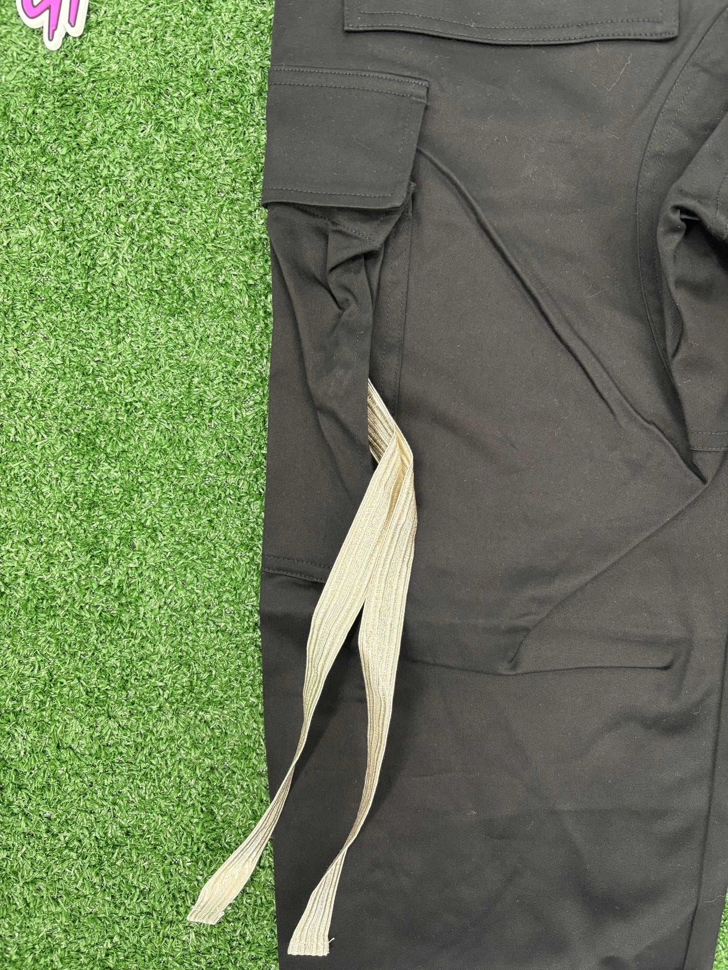 Mastermind World Masterseed Black Cargo Pants Size Medium (MSRP: $1,685)