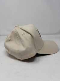 Central Hype Embroidered Rose Logo Beige SnapBack Hat
