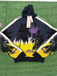 Palm Angels Womens Sunset Turtleneck Sweater Purple Black Size Large