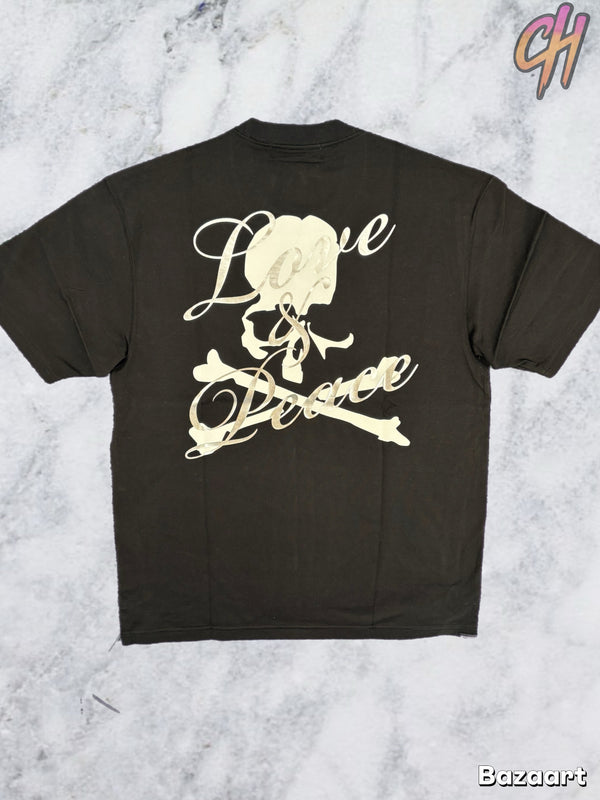 Mastermind World 'Love & Peace' Black T-Shirt Size Medium (MSRP: $889.00)