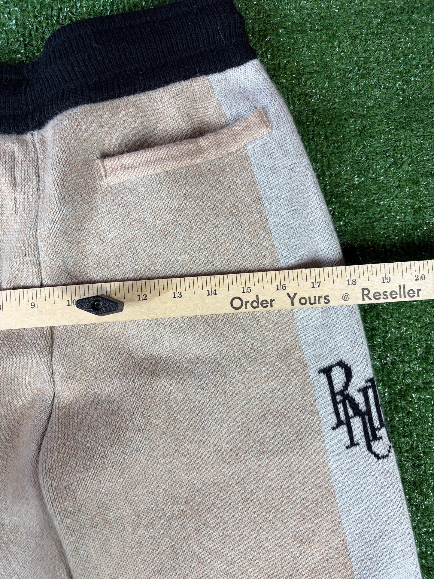 Men's RHUDE X Lamborghini Authentic Knitted Track Pants MD MSRP: $2,357