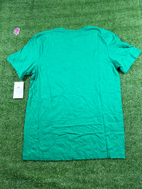 Nike Air Men's Brand New Chest Swoosh Green T-Shirt - Size Medium