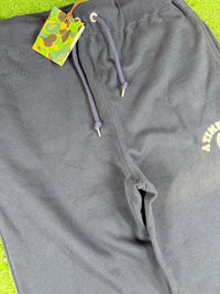 Bape X JJJJound Navy College Sweatpants Size Small
