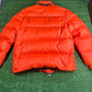 Moncler Orange Maya Puffer Down Coat Jacket (Pre-Owned)