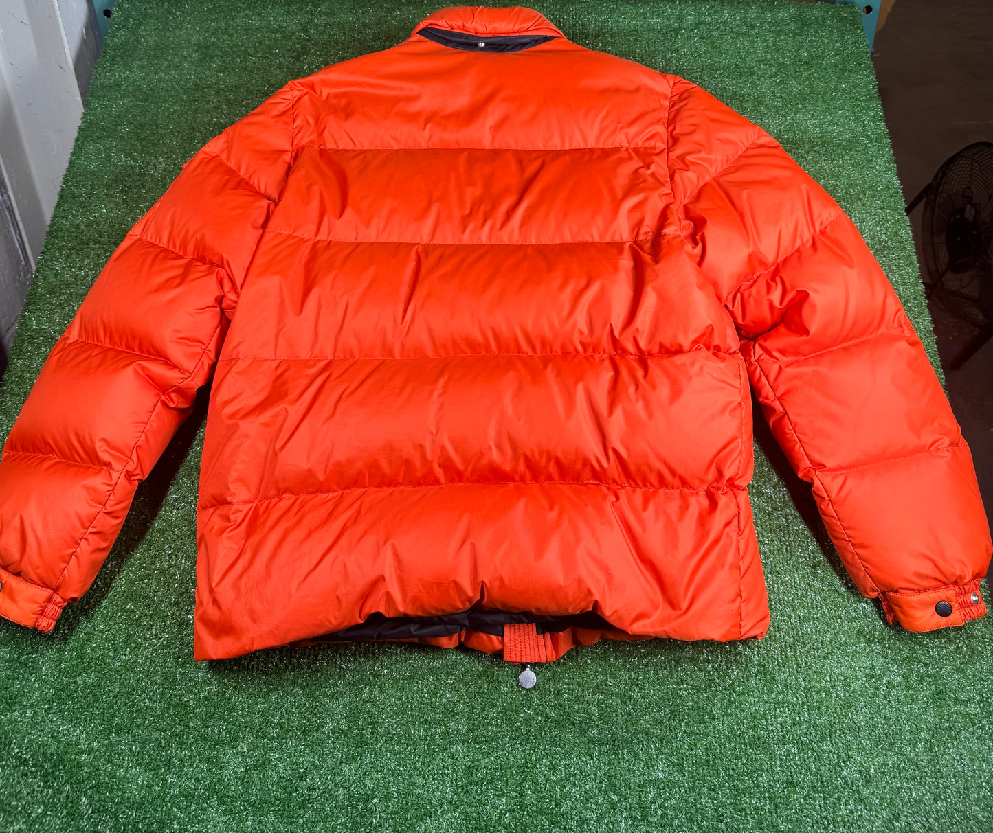 Moncler Orange Maya Puffer Down Coat Jacket (Pre-Owned)
