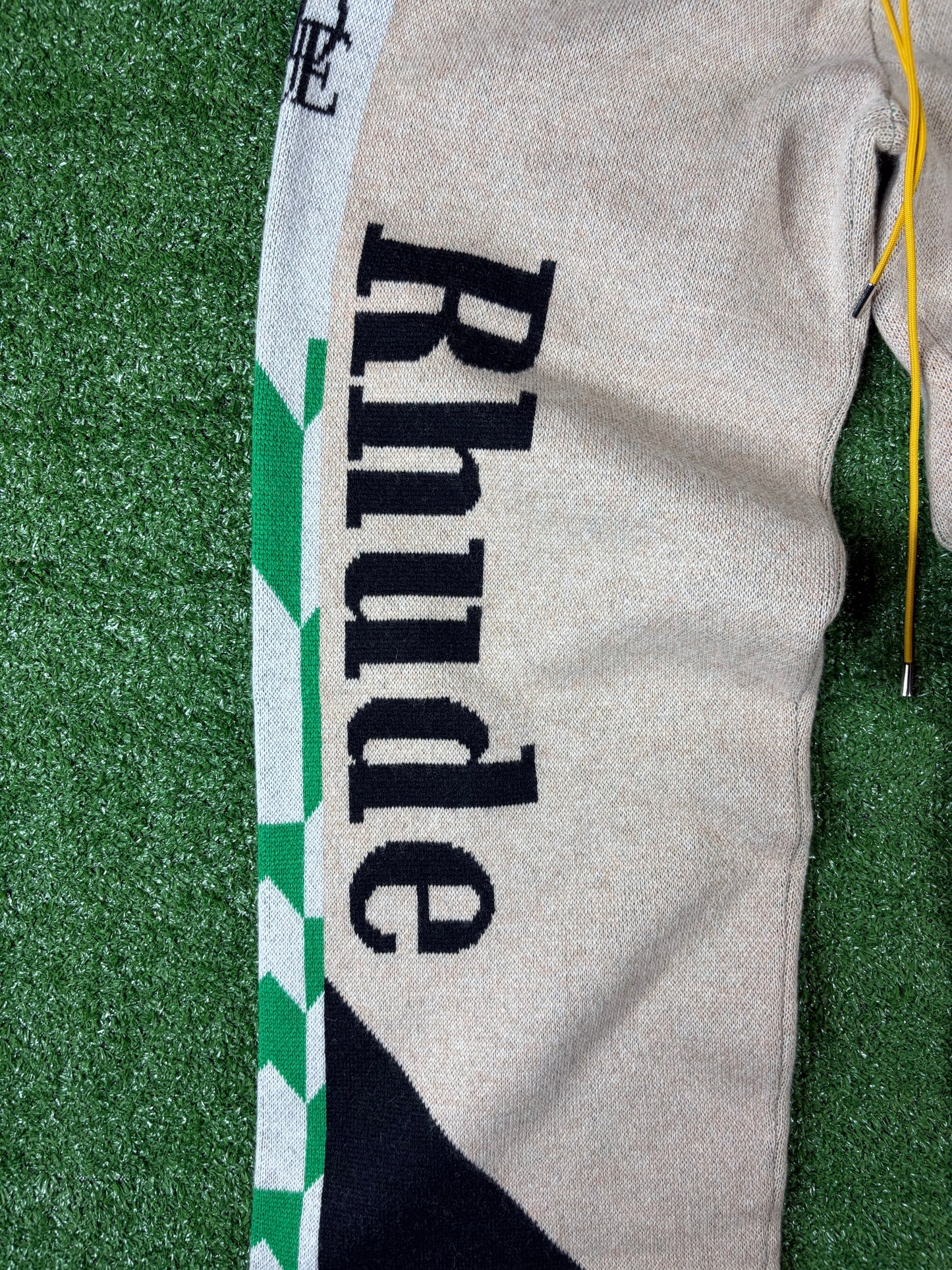 Men's RHUDE X Lamborghini Authentic Knitted Track Pants XL MSRP: $2,357