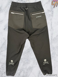 Mastermind World Back Pocket Patched Black Sweatpants Size Medium (MSRP: $1,329)