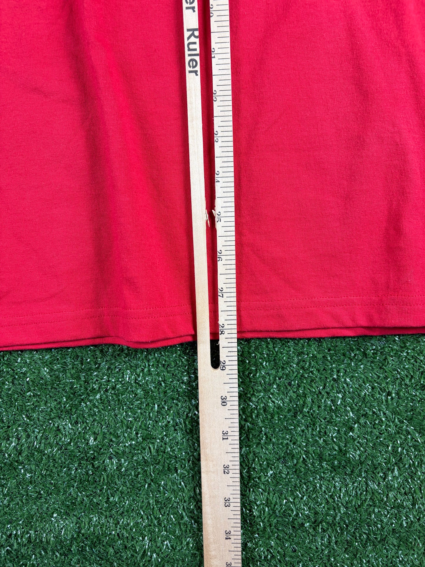 BAPE x OVO Red Long Sleeve T-Shirt Size Large