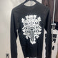 Chrome Hearts Dagger Long-Sleeve Thermal T-Shirt 'Black'