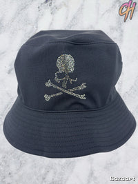 Mastermind X Swarovski Crystals Black Bucket Hat Size Small (MSRP: $800.00)