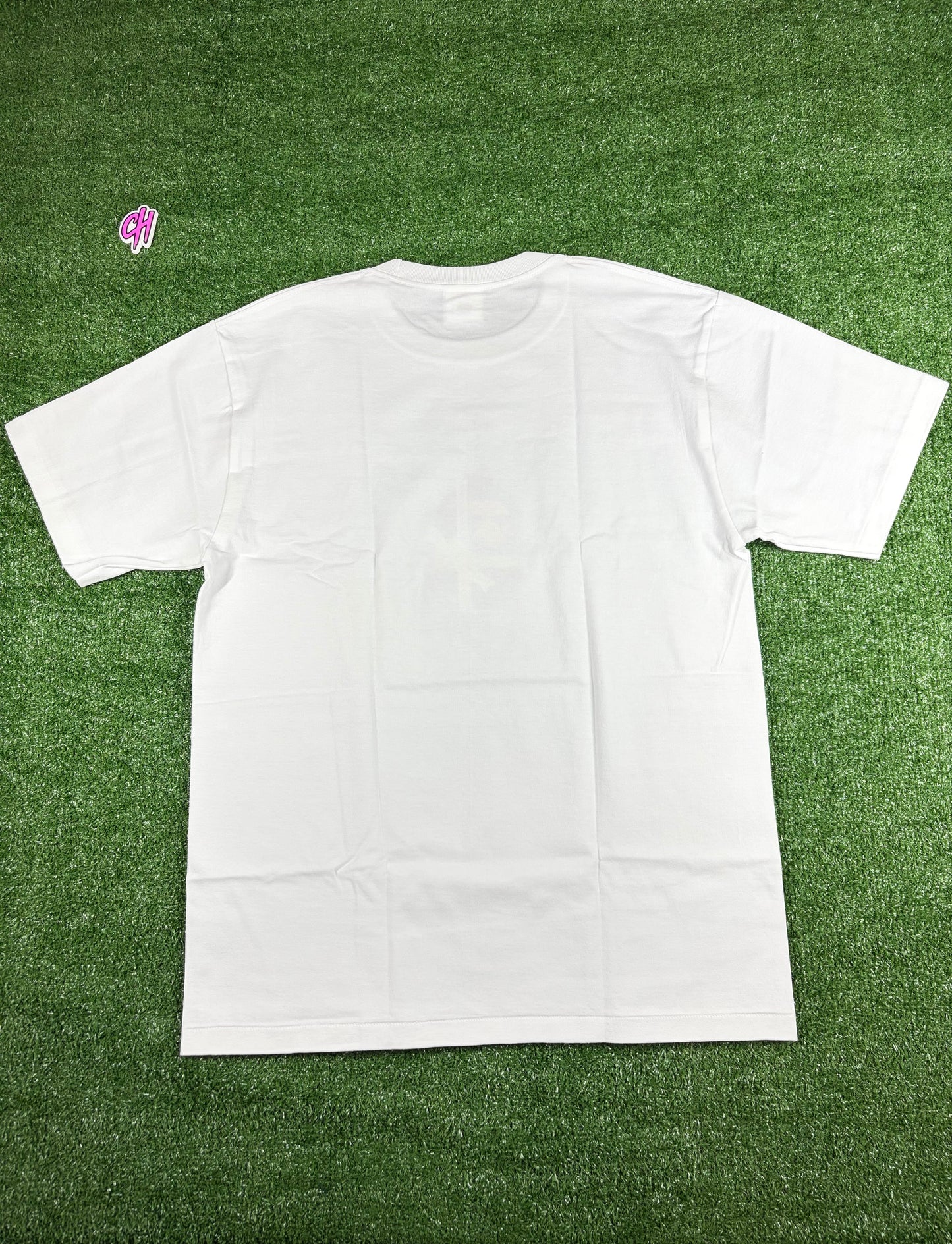 BAPE Christmas College White/Green T-Shirt Size Medium