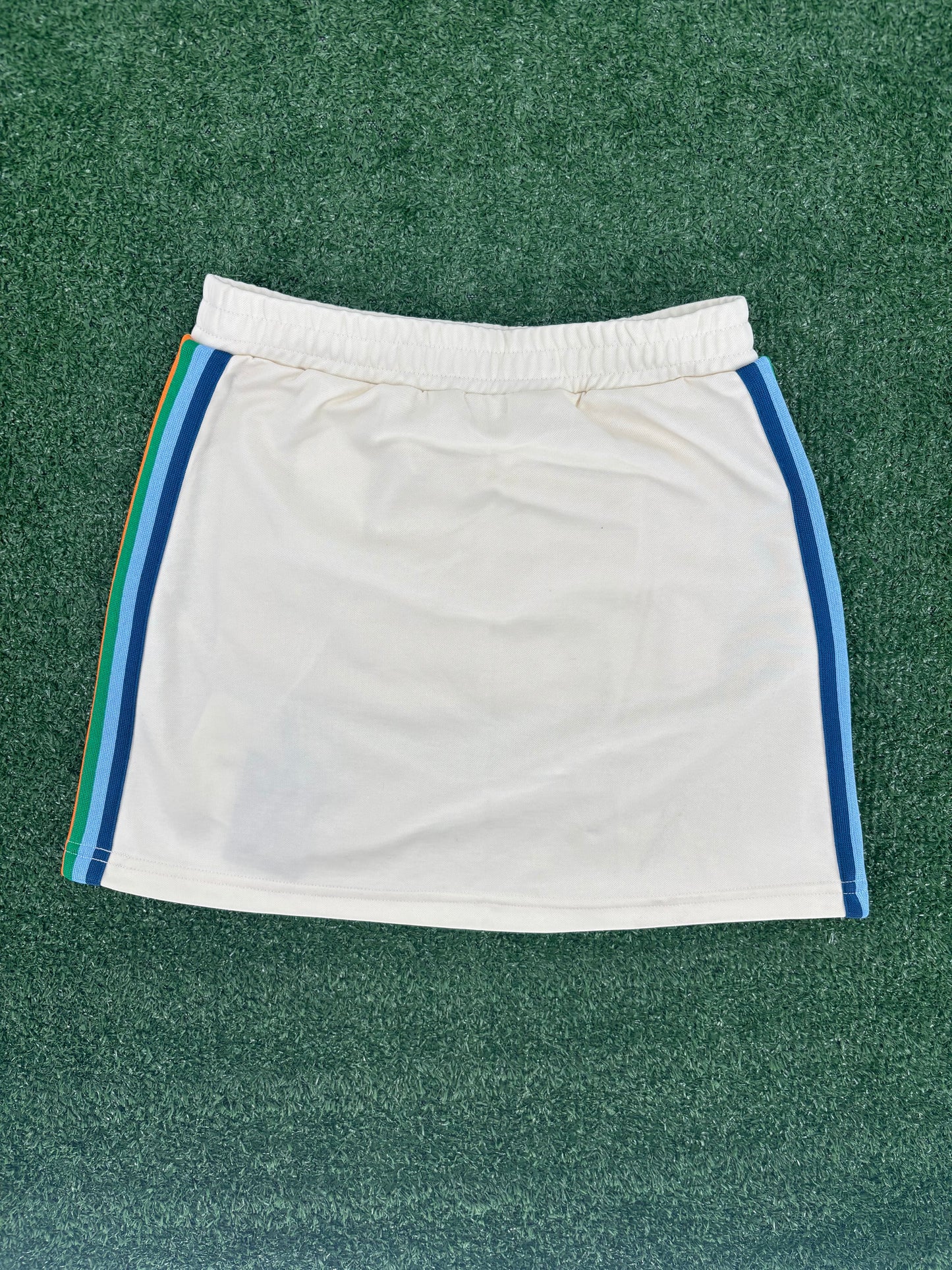 Palm Angels Girls Track Skirt Off White  MSRP:$260.00