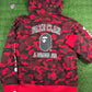 BAPE x Faze Clan Red Camo Full Zip Hoodie Size XXL