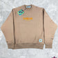 BAPE X Carhartt Beige Crewneck Sweatshirt Size Small