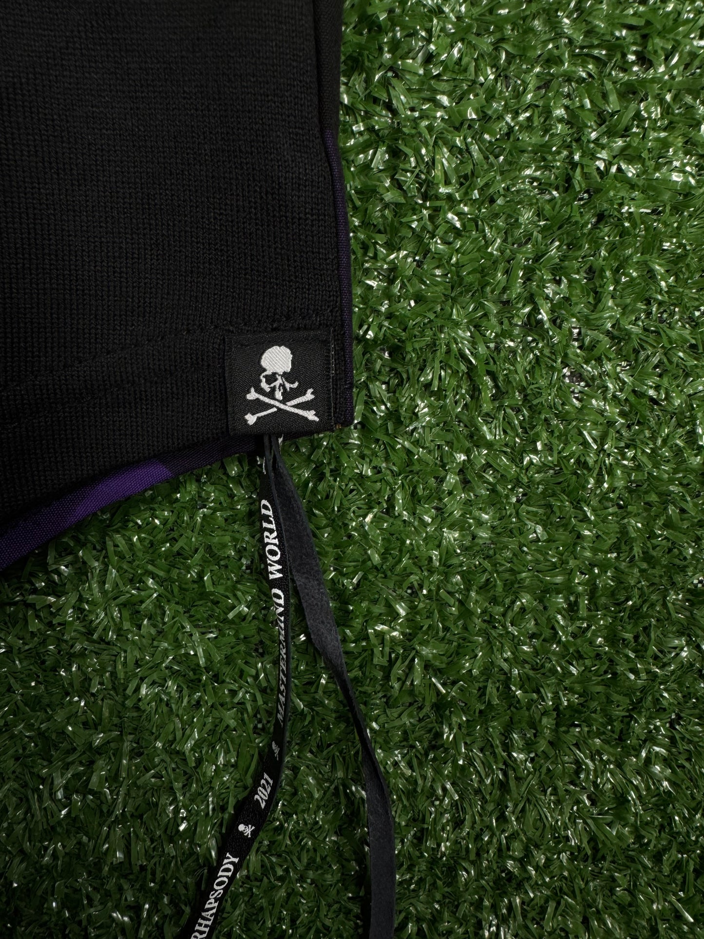 Mastermind Vs. Bape Purple Color Check S/S T-Shirt Size Small